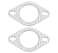 2 Pcs 2 Pouces Joint Bride d'Interface Collecteur Turbine Tuyau d'Échappement Acier 2 Trous Écartement 85 Mm pour 51 Mm