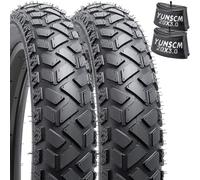 2 PCS 20 Pouces Fat E-Vélo pneus 20x3.0 and 20 Pouces Vélo Chambre à air AV32mm Schrader Valve Compatible with 20x3.0 74-406 E-Vélo All-Terrain Directional Tread Bike pneus and Chambre à air (Y-1329)