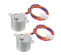 2 PCS 24BYJ48 DC 12V Moteur pas à pas de réduction Micro Réducteur Moteur pas à pas 4 phases 5 fils