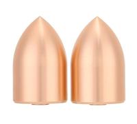 2 Pcs 25 mm Aluminium Dustproof Cap for Speaker Voice Coil, Dome Dust Cap with Center Screw Hole, Pure Aluminium Horn Dust Cover for 25 Core Low Sound Horn Speakers