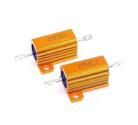 2 PCS 25W RX24 Aluminium Power Metal Shell Case Wirewound Resistance 10K-100K Ohm (Size : 25W-100K Ohm)