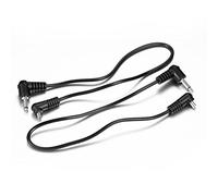 (2 pcs) 3.5 mm vers mâle Flash PC câble de synchronisation, 30,5 cm/30 cm prise de 3,5 mm vers mâle Flash câble de synchronisation pour Camera Photographie connecteur