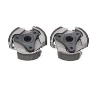 2 pcs 3 chaussures plaque centrifuge en alliage métallique Manipulation améliorée pour 49cc de poche à vélo quadruple une large compatibilité et un transfert de puissance précis