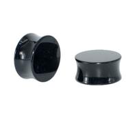 2 pcs 3mm-50mm Grande Taille Blanc Noir Acrylique Selle Plug pour L'oreille Saddle Expander Civière Piercing Ear Jauge Kit Bijoux pour Corps et Piercing Beautiful Design