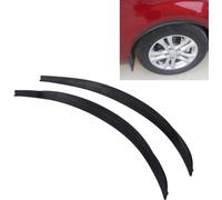 2 PCS 45cm Auto Stickers Caoutchouc Large Round Arc Strips Universal Fender Flares Wheel Eyebrow Decal Sticker Eyebrow Cover Car Black Striped Round Arc Strips