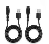 2 Pcs 5V USB Cable Chargeur pour OneBlade Philips, 1A Charger Cable pour Philips Rasoir, Chargeur pour MG5920 MG7920 MG7940 QP2824 QP2734 QP2724 MG5920 X5004 S3145 BG5021 BG3027 pour One Blade 360