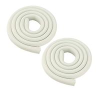 2 pcs 6.6ft Meubles En Mousse Table Bureau Bord Couverture Coussin Protecteurs U Forme Coin Coussin Pare-chocs Garde Blanc