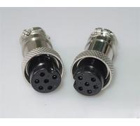 2 pcs 6 Pin GX16-6P Plug Connector of Welding Machine Control Line Fast Joint