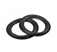 2 pcs 6 pouces/156 mm haut-parleur mousse kit de réparation surround, 156 mm perforé caoutchouc bord anneaux pièces de rechange réparation haut-parleur bricolage haut-parleur surround réparation caout