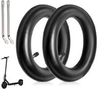 2 Pcs 8.5 Inch Inner Tube, 8 1/2 Inner Tube For Electric Scooter Reinforced Valve With 2 Tire Sticks Replacement Wheels For Electric Scooter