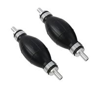 2 PCS 8 mm Poire D'Amorcage Carburant Pompe à Main Inline, en Alliage et Caoutchouc Résistant, Pompes de Transfert Essence, Diesel, Huile, Eau, Pour Bateaux, Motos, Jardin, Automobile