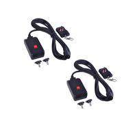 2 PCs 90-240VAC 2 en 1 TéLéCommande Sans Fil 3 Broches XLR pour Smoke Machine Party DJ Stage Effet D'éClairage AtmosphèRe