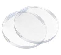 2 Pcs Acrylic Round Discs Thickness 6Mm, Plastic Plate Diameter 110-150Mm for Picture Replacement Painting DIY Crafts, 140mm(Diameter 110mm)