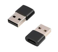 2 PCS Adaptateur USB C vers USB, Adaptateur USB vers USB C, USB C vers USB A Haute Vitesse, Convertisseur Type C Femelle vers Type A Mâle Charge Rapide Data Sync, pour Tablette, Hub, Chargeur et Plus