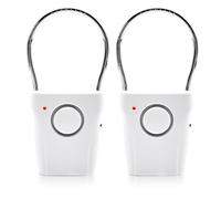 2 PCS Alarme De Poignée De Porte, Alarme De Sécurité De Porte Et Fenêtre, Alarme Porte Et Fenêtre, Alarme De Vibration Antivol De Porte, Alarme sans Fil Anti Intrusion pour Hôtel, Voyage, Usine