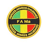 2 PCS Armée France Armée Brodée Patch Punk Style Tactique Crochet Boucle Patch Gilet Sac à Dos Vêtement