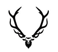 2 PCS Autocollant De Jus De Fines Herbes Autocollant De Tatouage De Bois De Cerf Noir Autocollant De Cicatrice De Couverture De Ventre Inférieur