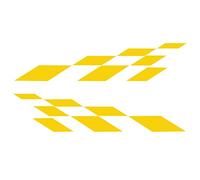 2 Pcs Autocollants De Tuning De Voiture, Autocollants Latéraux Body Graphics Bonnet PVC Autocollants Longues Rayures Universels Auto Body Racing Sport Stickers-120cmx30cm