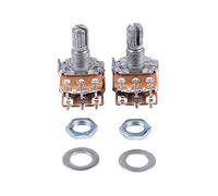 2 Pcs B50K 50K Ohms 6 bornes double rotatif coniques potentiometres lineaires