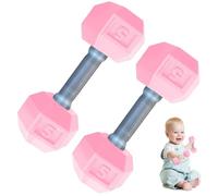 2 PCS Baby Halllings, mini 1, 8x4.7 Ensemble de poids à main en silicone, pour exercice de fitness, Toys sportifs drôles pour les tout-petits, idéal (style 1), bébé haltère jouet