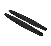 2 pcs Bande de Protecteur de Pare-Chocs, Keenso Autocollant Protection Anti-frottement et Anti-Collision Flexibles pour Pare-Chocs de Voiture Avant et Arrière Contre Les Rayures Universel(Black)