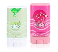 2 PCS Bâton Cire Coiffante Anti-frisottis - Stick Plaquage Cheveux Hydratant Longue Durée, Coiffure Facile et Brillance Instantanée, Design Portable pour Utilisation Quotidienne et Voyage (Floral)