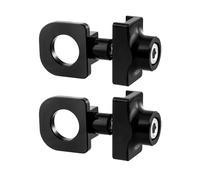 2 Pcs Bike Chain Tensioner, Aluminum Alloy Bike, 10mm Ideal for BMX Single Speed Bike - Black