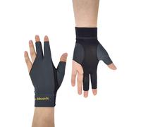 2 Pcs Billiard Gloves 3 Fingers Accessories Billiard Glove Non-Slip Breathable Billiard Gloves For Men And Women Left Hand For Swimming Pool Snooker Sport