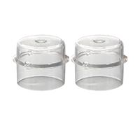 2 Pcs Blender Jar Couvercle PC Tasse À Mesurer Couverture De Remplacement Pour Vorwerk Thermomix TM31/TM5/TM6 Cuisine Blender Accessoires Tasse À Mesurer Couvercles Remplacement Blender Bocal Caps