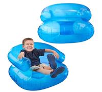 2 PCS Blow Up Chair for Kids 27.5x27.5x17.2 dans Un canapé Gonflable de Style Bleu de Style Paille
