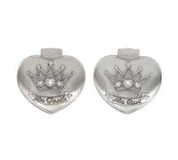 2 PCS Bo?te à Dents ées Baby First Tooth Curl Gratuit Box Shape Heart Shape Enfants Dents Stockage Bébé Dents Fée Fairy Coffret Cadeau pour Enfants Enfants