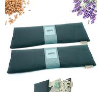 2 (pcs) Bouillotte Micro-onde (43x12 cm) - Soulagement Naturel des Douleurs Cervicales, Lombaires et Menstruelles, Utilisation à Chaud ou à Froid - Grande Rétention de Chaleur - Parfum Lavande