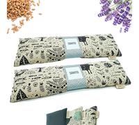 2 (pcs) Bouillotte Micro-onde (43x12 cm) - Soulagement Naturel des Douleurs Cervicales, Lombaires et Menstruelles, Utilisation à Chaud ou à Froid - Grande Rétention de Chaleur - Parfum Lavande