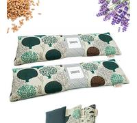 2 (pcs) Bouillotte Micro-onde (43x12 cm) - Soulagement Naturel des Douleurs Cervicales, Lombaires et Menstruelles, Utilisation à Chaud ou à Froid - Grande Rétention de Chaleur - Parfum Lavande