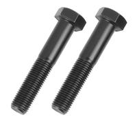 2 PCS Boulon de Lame Ø9,5mm (3/8" 24 UNF) Longueur 51mm (2"), Vis pour Support de Lame Tondeuse, Adapté à Castelgarden 12735698/0 Snapper Stiga Bestgreen Alpina Honda Mac Allister Sterwins