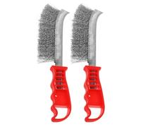 2 Pcs Brosses MéTalliques en Acier Inoxydable pour Nettoyage De Scories De Soudage Et De Rouille, Antirouille, Kit De Nettoyage Pratique