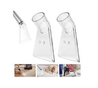 2 Pcs Buse Aspirateur Eau 38mm,Embout Shampouineuse pour Aspirateur, Suceur Injecteur Extracteur en Plastique, Embout Aspirateur Eau