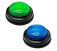 2 PCS Buzzer pour Jeux de Questions, Buzzer de Jeu, Buzzers de Salle de onvient pour Le Jeu À La Maison Et l'enseignement en Classe pour Les Enfants de 3 Ans Et Plus