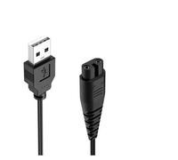 2 PCS Câble de Charge USB avec Petite Brosse, 100cm 5V Chargeurs pour rasoir Adaptateur Chargeur Rasoir Tondeuse Chargeur Compatible avec Tondeuse à barbe Hatteker RFC 690 692 588 598 696 9598 7568