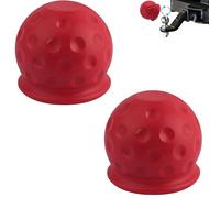 2 PCS Cache Boule Attelage Protège,50mm Cache Boule Attelage,Couverture À Boule D'attelage Remorque,Voiture Capuchon De Protection De Boule d'attache Remorque,pour Voitures Camions VéHicules Remorques