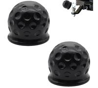 2 PCS Cache Boule Attelage Protège,50mm Cache Boule Attelage,Couverture À Boule D'attelage Remorque,Voiture Capuchon De Protection De Boule d'attache Remorque,pour Voitures Camions VéHicules Remorques