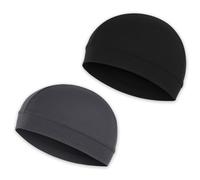 2 Pcs Casquette de Cyclisme sous Casque Souple Multifonctionnel Bonnets Légers Chapeaux Bonnet de Cyclisme Bonnet de Crâne Chapeau Doublures Été pour Cyclisme Course Moto Course à Pied Ski