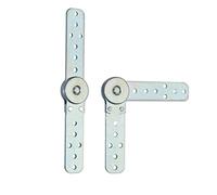 2 Pcs Charnières De Meubles Robustes, Charnières De Connexion Pliantes, Utilisées Comme Pièces De Rechange For L'accoudoir Et Le Régleur D'angle D'appui-tête Du Lit, Canapé.(90-195 degree)