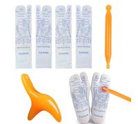 2 PCS Chaussette-Reflexolo-gie Plantaire Francais Avec Outil De Massage Reflexologie Plantaire Sandales Reflexologie C'Est Un Choix IdéAl Pour Soulager La Fatigue Et AméLiorer Le Sommeil