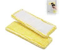 2 Pcs Chiffons de Nettoyage en Microfibre, Bonnette Compatibles avec Lave Vitre WV2 WV5 WV6 Plus Premium, Lingette Absorbantes et Réutilisables, Accessoires pour Nettoyeur de Fenêtre