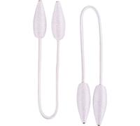 2 pcs Clips Rideau Draperie Créative Fenêtre Twist Rideau Style Européen Sur Mesure Porte Rideaux Décoratifs Holdbacks,Blanc