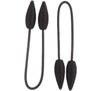 2 pcs Clips Rideau Draperie Créative Fenêtre Twist Rideau Style Européen Sur Mesure Porte Rideaux Décoratifs Holdbacks,Noir