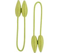 2 pcs Clips Rideau Draperie Créative Fenêtre Twist Rideau Style Européen Sur Mesure Porte Rideaux Décoratifs Holdbacks,Vert