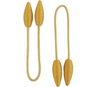 2 pcs Clips Rideau Draperie Créative Fenêtre Twist Rideau Style Européen Sur Mesure Porte Rideaux Décoratifs Holdbacks,Golden