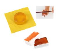 2 PCS Colophane, Colophane Violon Violoncelle Naturelle Transparente Faible Poussière Rosin pour Violon Colophane Universelles pour Instruments de Musique (Set C)